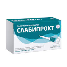  Слабипрокт р-р ректальный 9мг/мл+90мг/мл+625мг/мл 5мл N12 