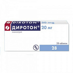  Диротон тб 20мг N28 