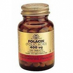  Фолиевая кислота Солгар тб 400мкг N100 
