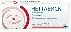  Неттависк мазь глазная 0.3% 5г N1 