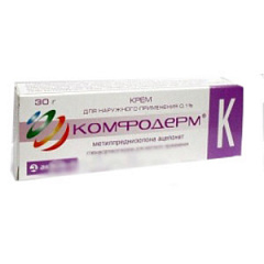  Комфодерм К крем 0.1% 30г N1 