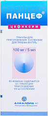  Панцеф гран 100мг/5мл 53г N1 