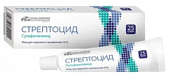  Стрептоцид мазь 10% 25г N1 