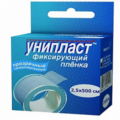  Лейкопластырь "Унипласт" на пленочной основе (фиксирующий) 2.5см*500см N1 