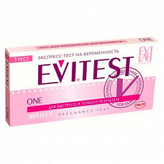  Тест на беременность "Evitest One" (1 тест-полоска) N1 