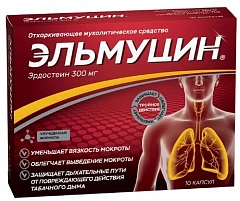  Эльмуцин капс 300мг N10 