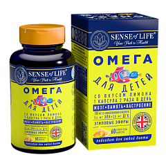  ОМЕГА для детей (Omega Junior) "Sense of Life (Сенс оф лайф)" (БАД) капс 700мг N60 