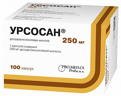  Урсосан капс 250мг N100 