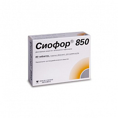  Сиофор 850 тб 850мг N60 