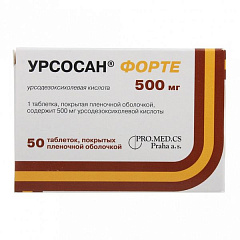  Урсосан Форте тб 500мг N50 