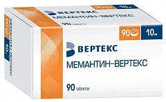  Мемантин-ВЕРТЕКС тб 10мг N90 
