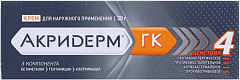  Акридерм ГК крем 0.05%+0,1%+1% 30г N1 
