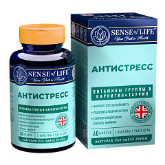  Витаминно-минеральный комплекс "Sense of Life (Сенс оф лайф)" Антистресс (БАД) капс 723мг N60 