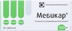  Мебикар тб 300мг N20 