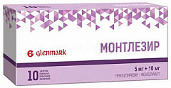  Монтлезир тб 5мг+10мг N10 