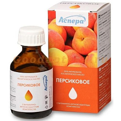 Масло косметическое "Аспера" Персиковое с витаминно-антиоксидантным комплексом 30мл N1 