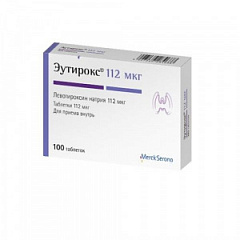  Эутирокс тб 112мкг N100 