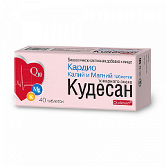  Кудесан Кардио калий и магний (БАД) тб N40 