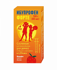  Ибупрофен форте сусп 40мг/мл 100г 80мл N1 
