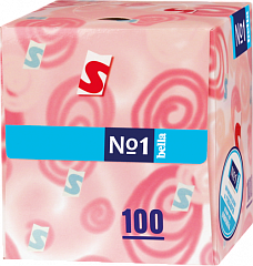  Платочки бумажные косметические "Bella №1" N100 