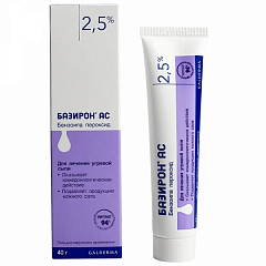  Базирон АС гель 2.5% 40г N1 