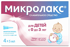  Микролакс р-р ректальный 5мл 47.3мм N4 