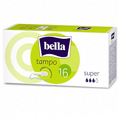  Тампоны "Bella" супер без аппликатора N16 