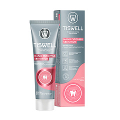  Зубная паста "Tiswell" Nano пломба Sensitive реминерализующий с наногидрок для чувствительных зубов 110г N1 