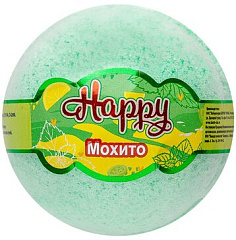  Бурлящий шар для ванн "SOHappy" Мохито Лайм 120г N1 