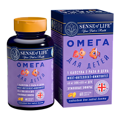  ДГК ОМЕГА для детей (Childrens DHA) "Sense of Life (Сенс оф лайф)" (БАД) капс 700мг N60 