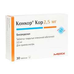  Конкор Кор тб 2.5мг N30 