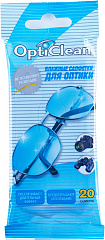  Салфетки влажные для оптики "OptiClean" N20 