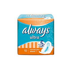  Прокладки гигиенические "Always" ультра нормал N10 