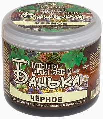 Мыло для бани "Банька" Густое Черное 450мл N1 